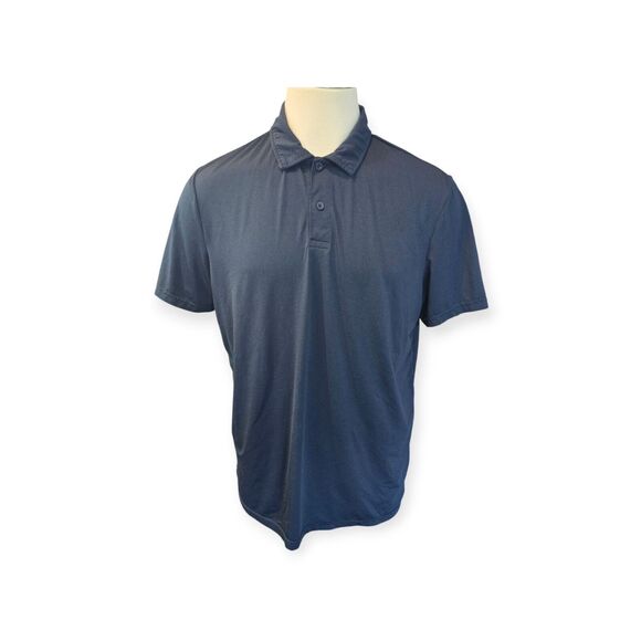 32 Degrees Cool Men’s Size XL Golf Polo Shirt Navy Blue - Picture 1 of 5